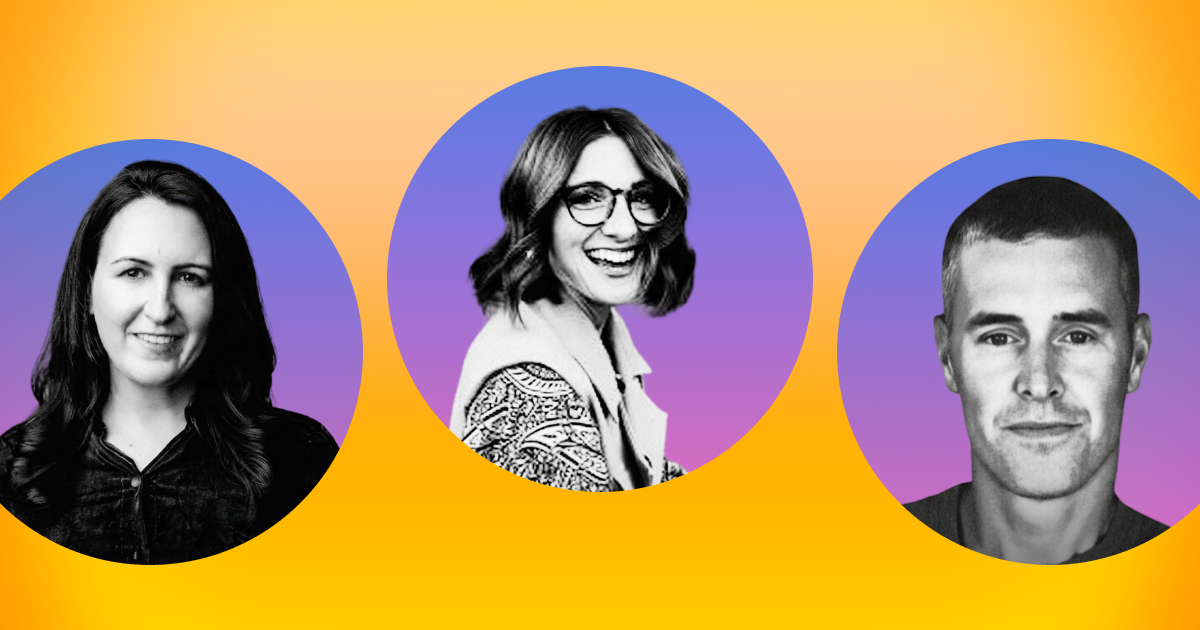 Morgan Evans and Aimee Rancer of Amazon, with Capsule CEO Champ Bennett