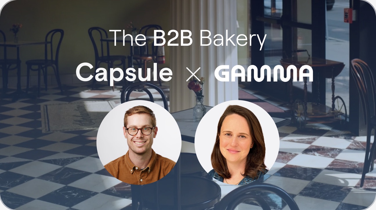 The B2B Bakery, a Capsule and Gamma takeover of Elephantine Bakery, with Kyle Poyar and Emily Kramer